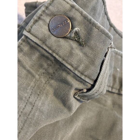Carhartt Mens Relaxed Fit Khaki Work Pants 42x30 100% Cotton Durable - Picture 6 of 8